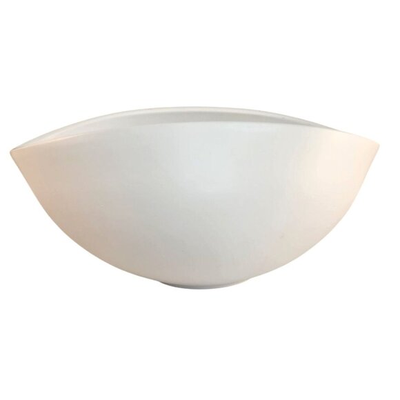 Ceramic White Oval Bowl By Kents Bromeliad Nursery 6"x8"x4" Decorative Vase - Picture 10 of 11